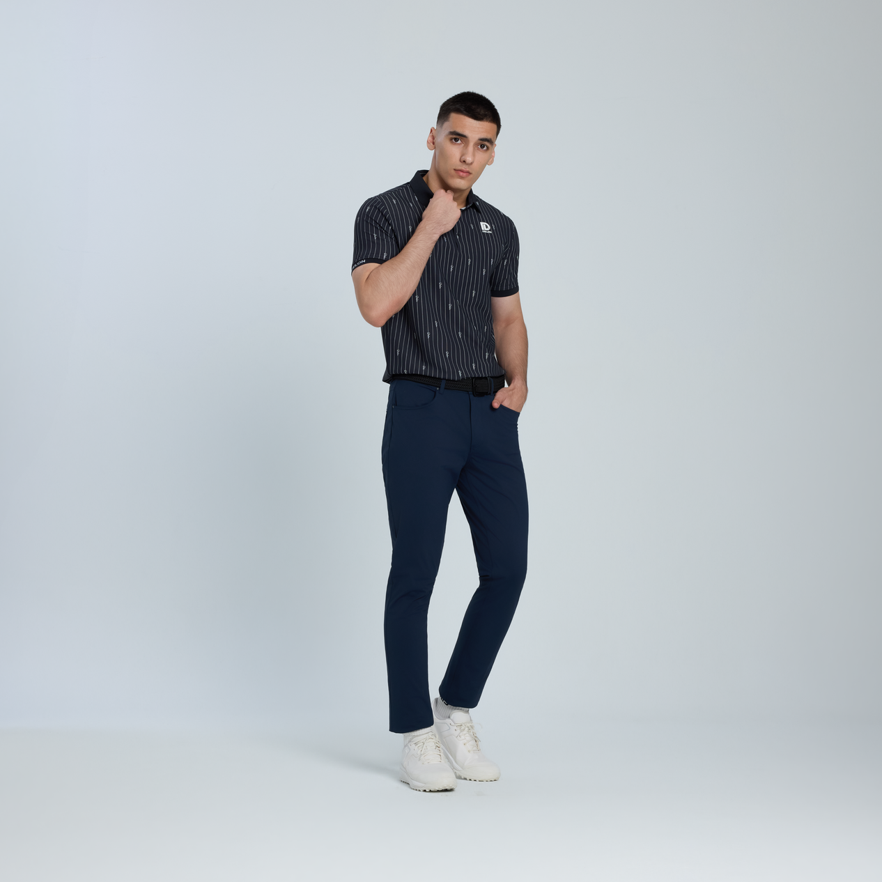 Pinstripe Performance Men Polo