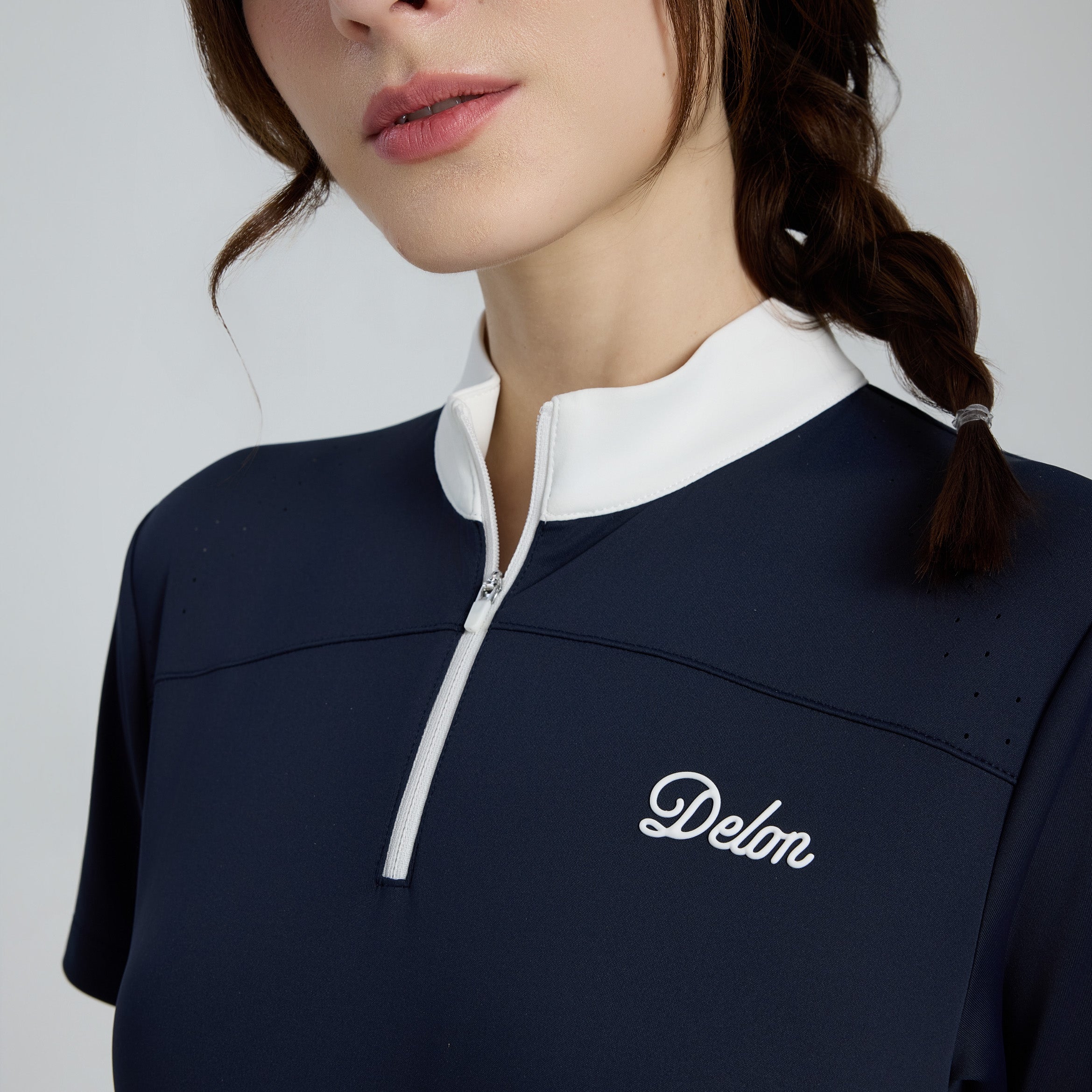 FlowVent Mandarin Collar Women Polo