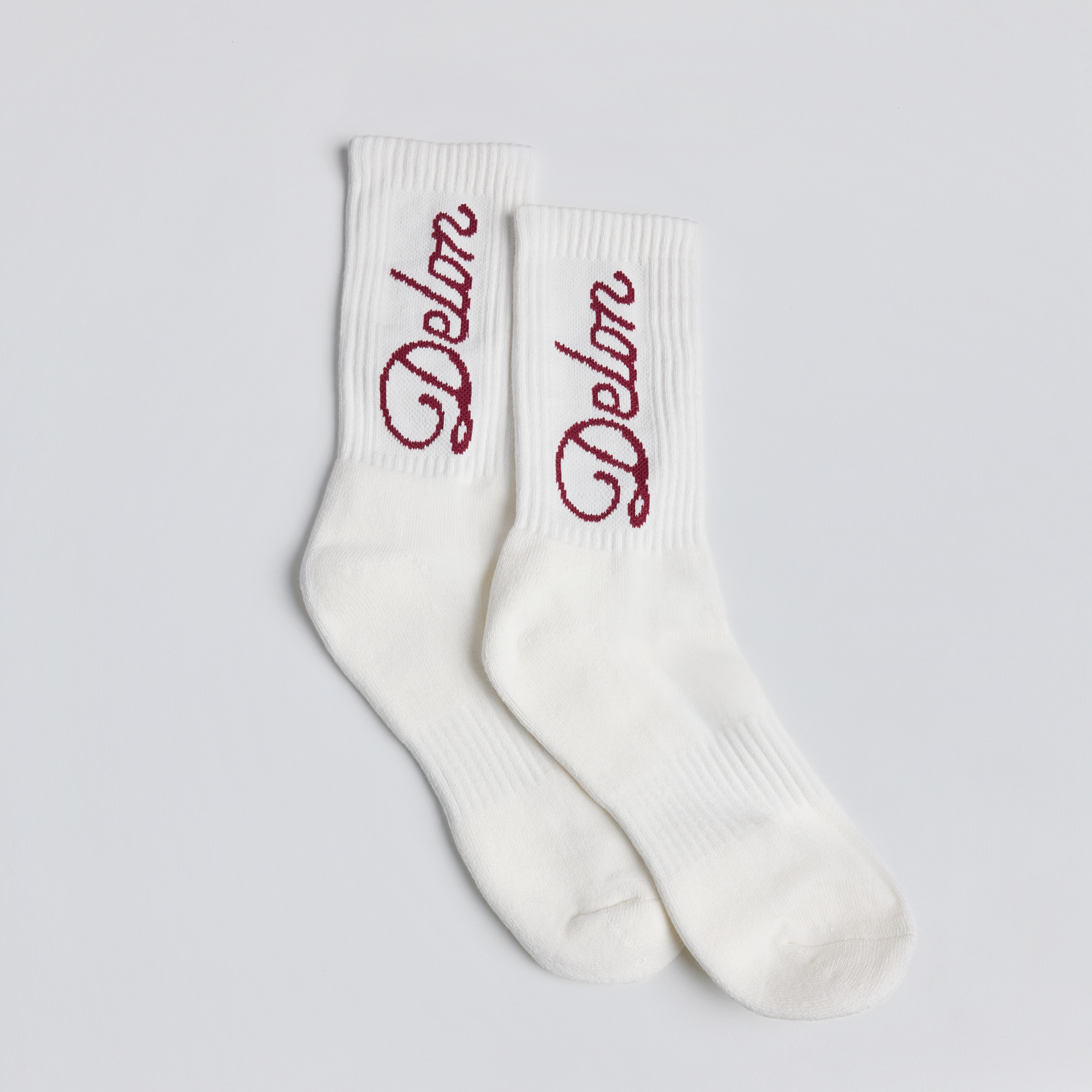 Cursive DELON Mid Calf Socks