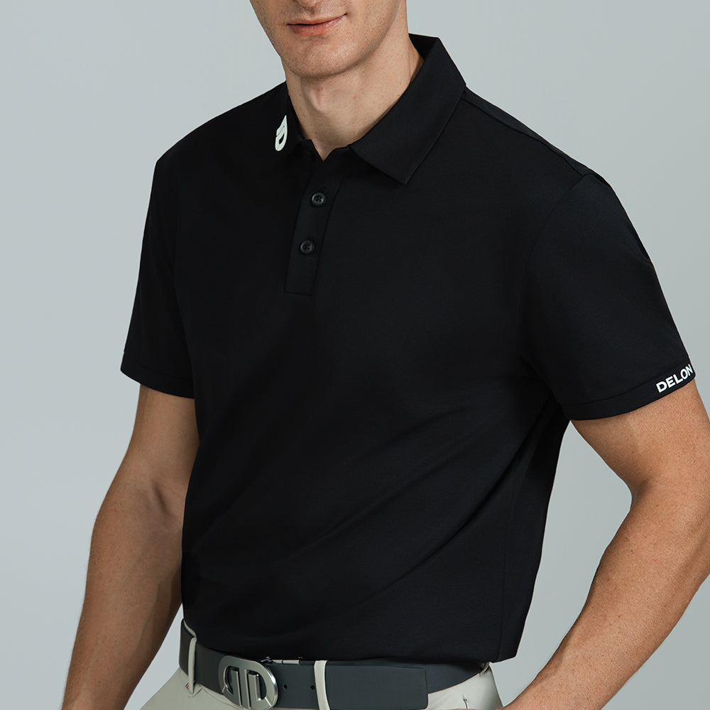 AeraFlex 'D' Contrast Collar Men Polo